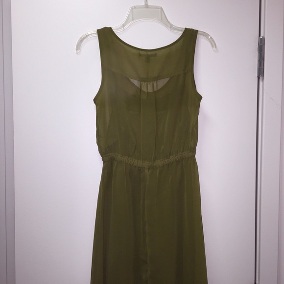 🌷sold🌷•AEO• Olive Green Maxi Dress - Picture 3 of 8